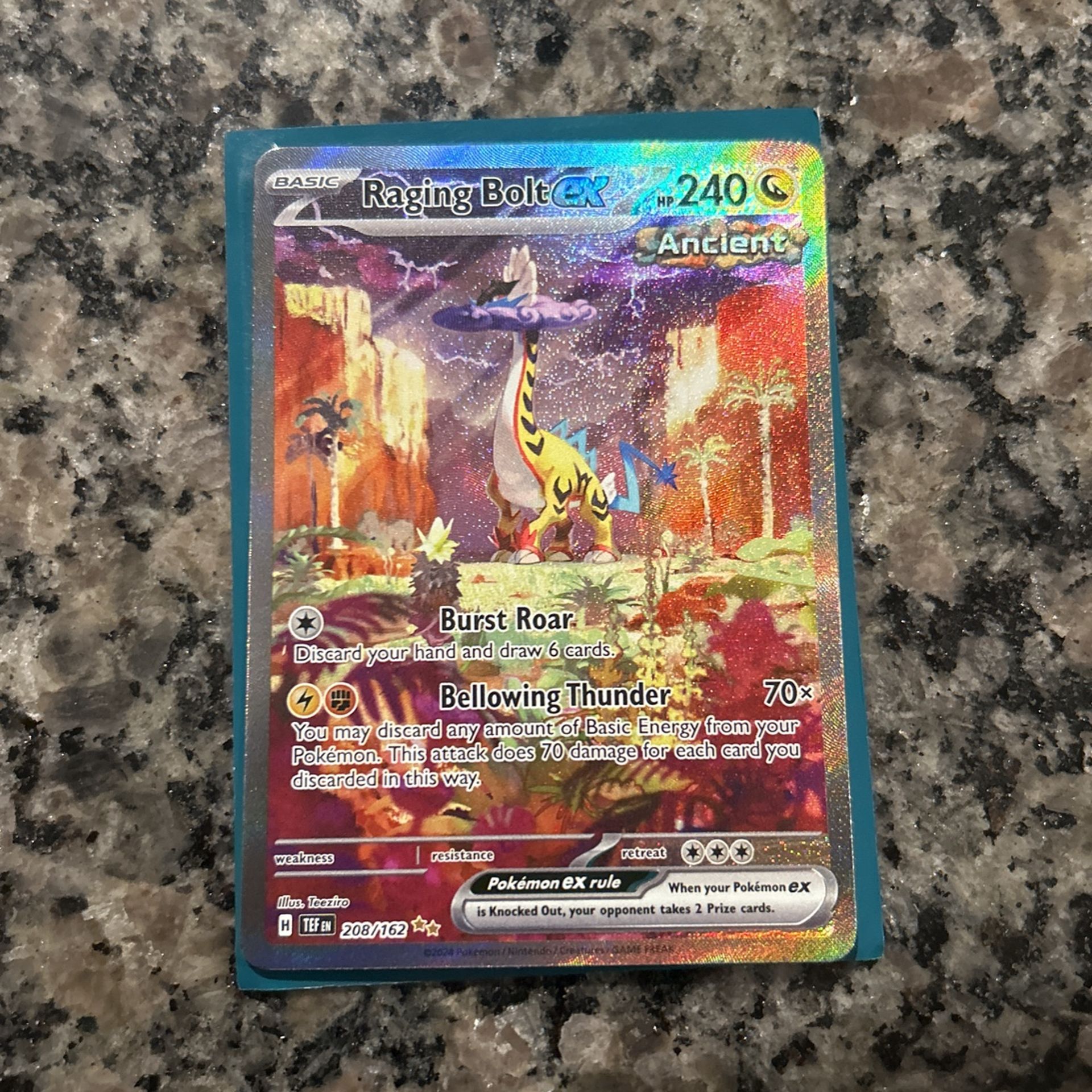 Raging Bolt ex -208/162 - SV05: Temporal Forces (TEF)