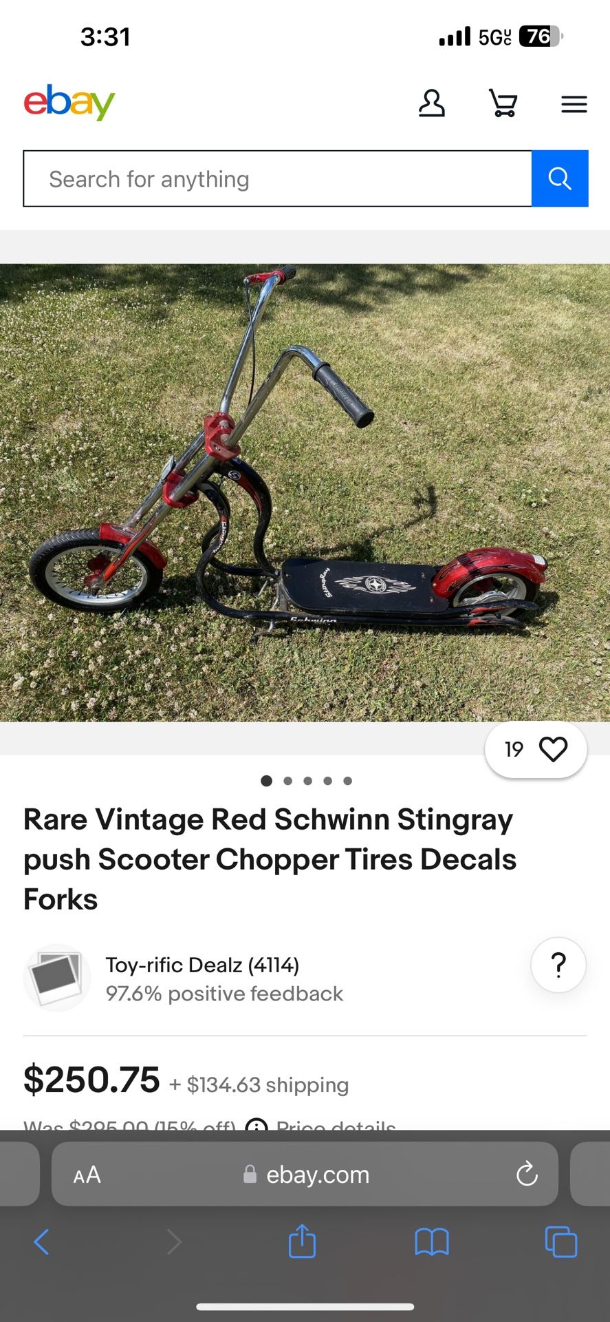 Schwinn Stingray Scooter Project 