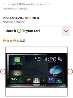 PIONEER 7" AVIC-7000NEX APPLE CARPLAY