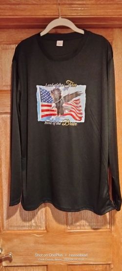 American flag shirt Size L