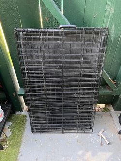 Large Folding Wire Dog Crate