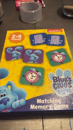 Blue’s  clues memory game