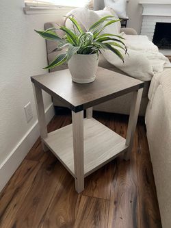 Farmhouse Style Side End Table