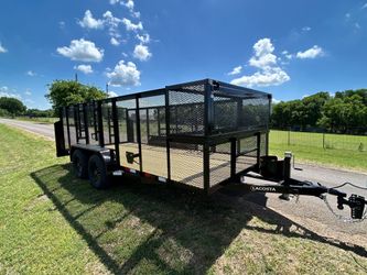 2025 LaCosta 16x83x4 Landscape Trailer with Tandem 3.5K Axles
