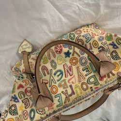 Vintage Yellow Dooney & Bourke Bag 