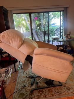 Recliner sofa bed.