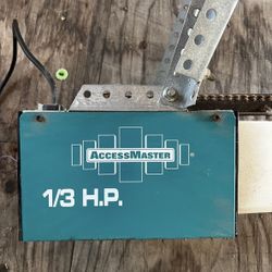 Garage Door Motor And Chain Rail