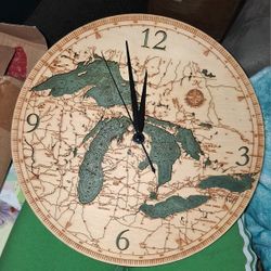 Great Lakes Wall Clock