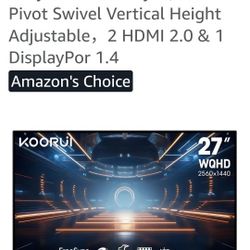 KOORUI Monitor 27"