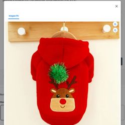 Reindeer Dog Sweater Med & Large