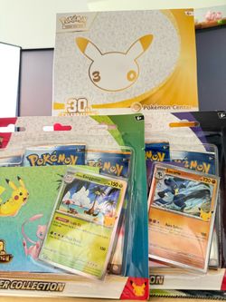 30th Anniversary Pokemon Center ETB and Tech Sticker Collection
