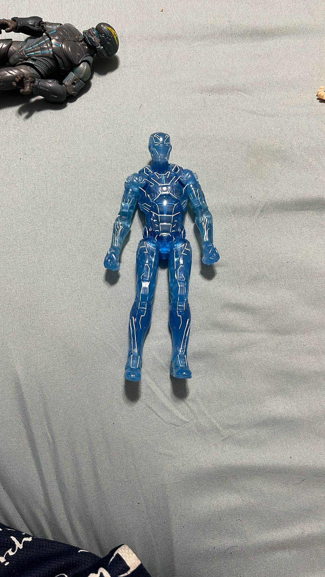 blue iron man