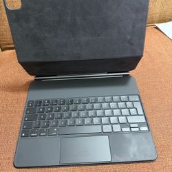 Apple Magic Keyboard In Black Used With iPad Pro 12.9” 3rd-6th Gen - British English Layout