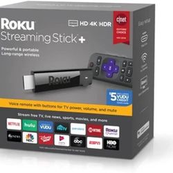 Roku Streaming Stick + W/ Voice Remote