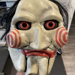 Creepy Saw Mask Halloween Costume (clown)