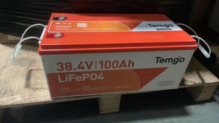 Temgo 38.4V 100Ah LiFePO4 Battery