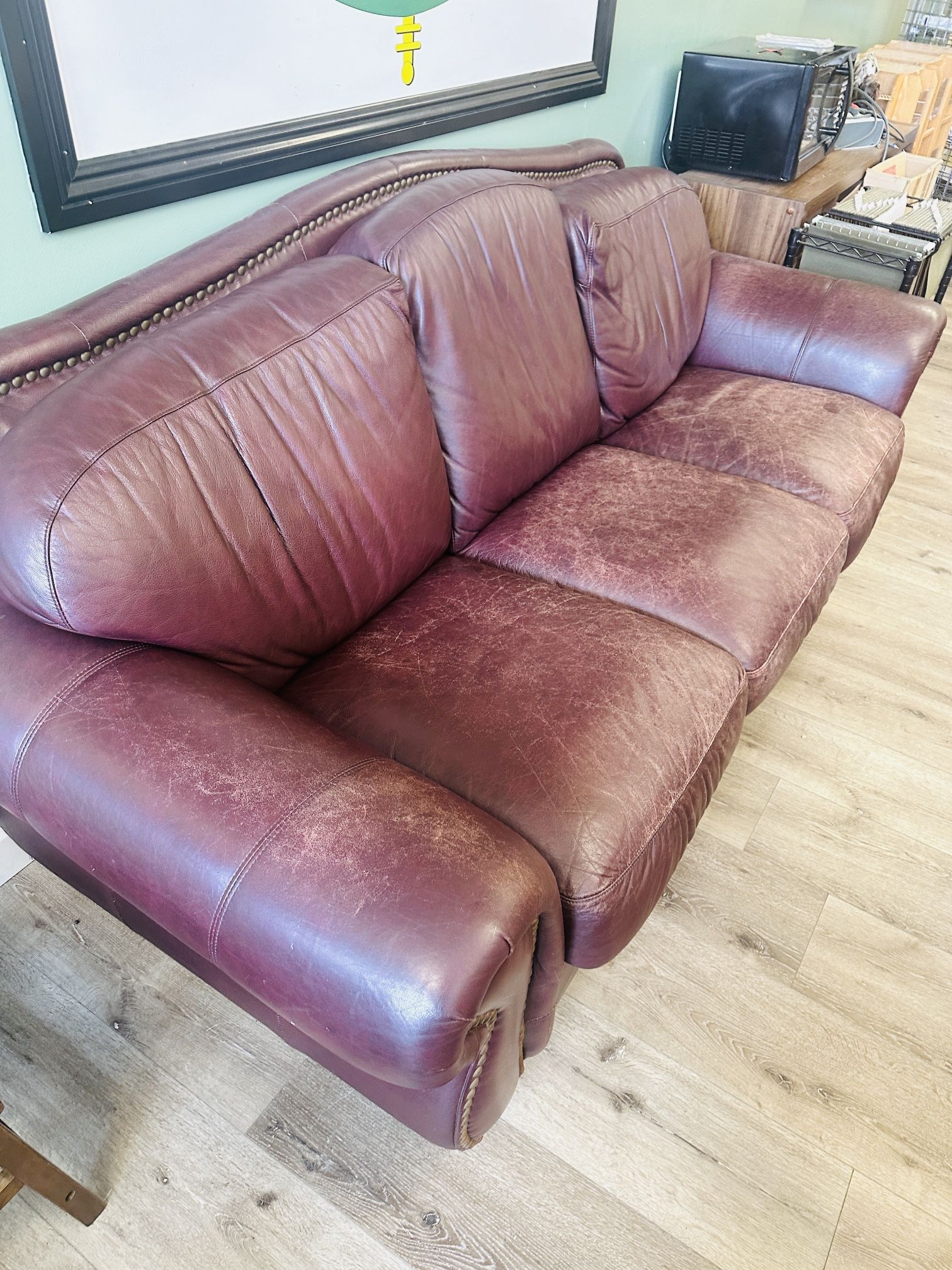 leather couch