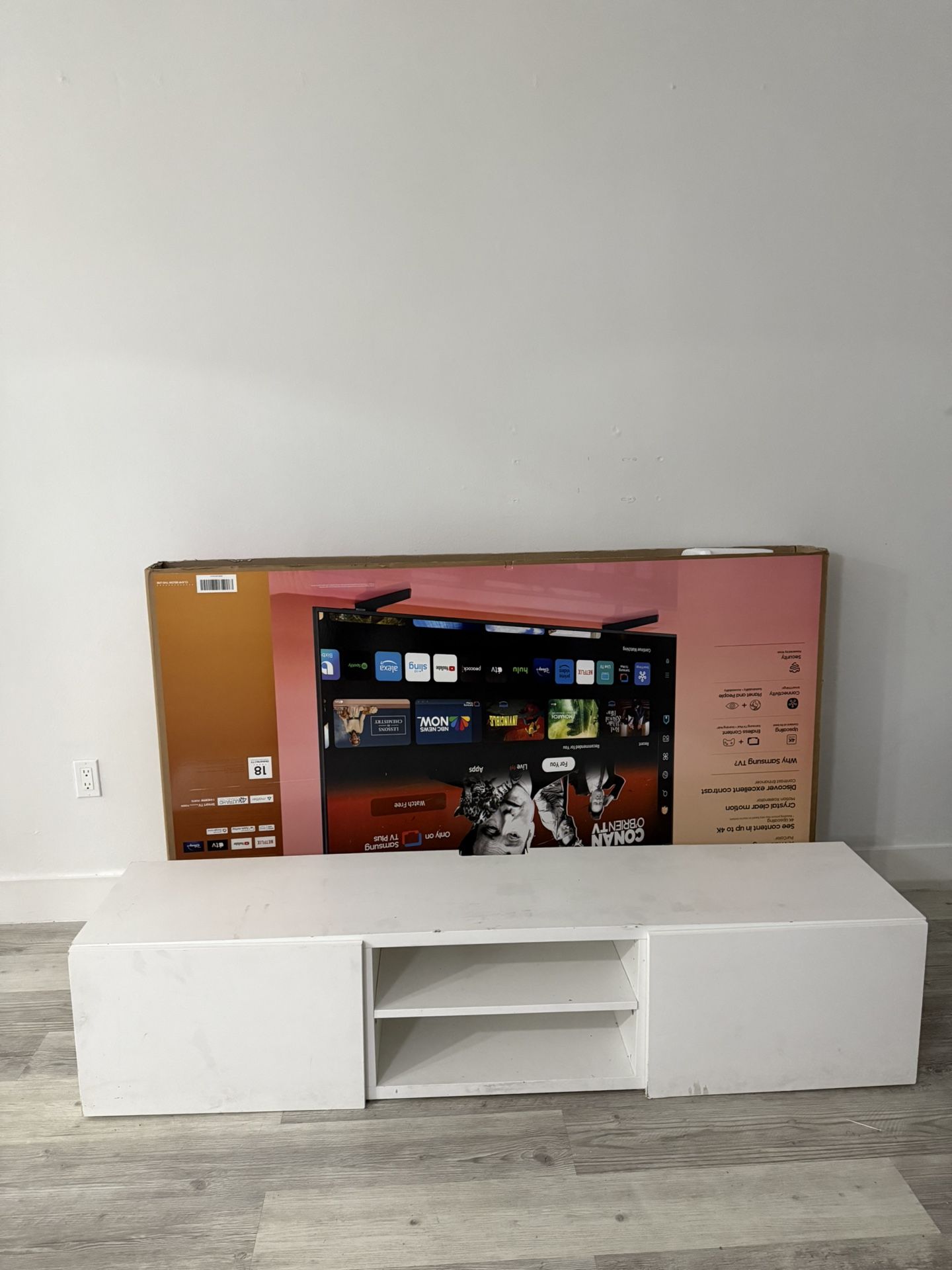 IKEA White BYÅS TV unit