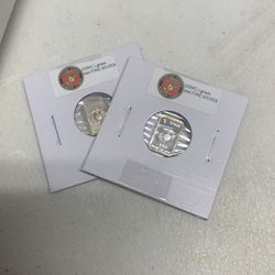 I Gram .999 Silver Bar Us Marines 