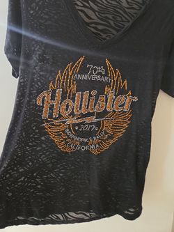 Hollister 70th Anniversary Rhinestone Graphic Tee