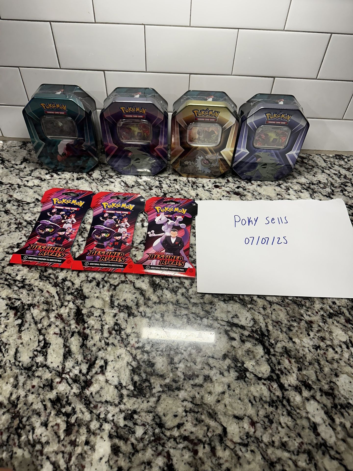 🔵 Pokemon Tins & Booster Packs 🟡