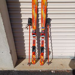 50 Inch Kids Skis And  Polls