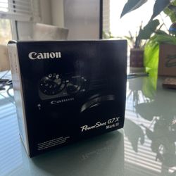 Brand new Canon G7 X Mark III 