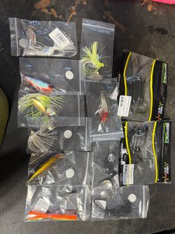 Mixed bass Fishing Lures and Soft Baits Lot