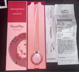 🔥 Brand New AP x Swatch Royal Pop Otto Rosso | Receipt Included