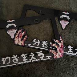 Used Anime Sukuna License Plates For Cars