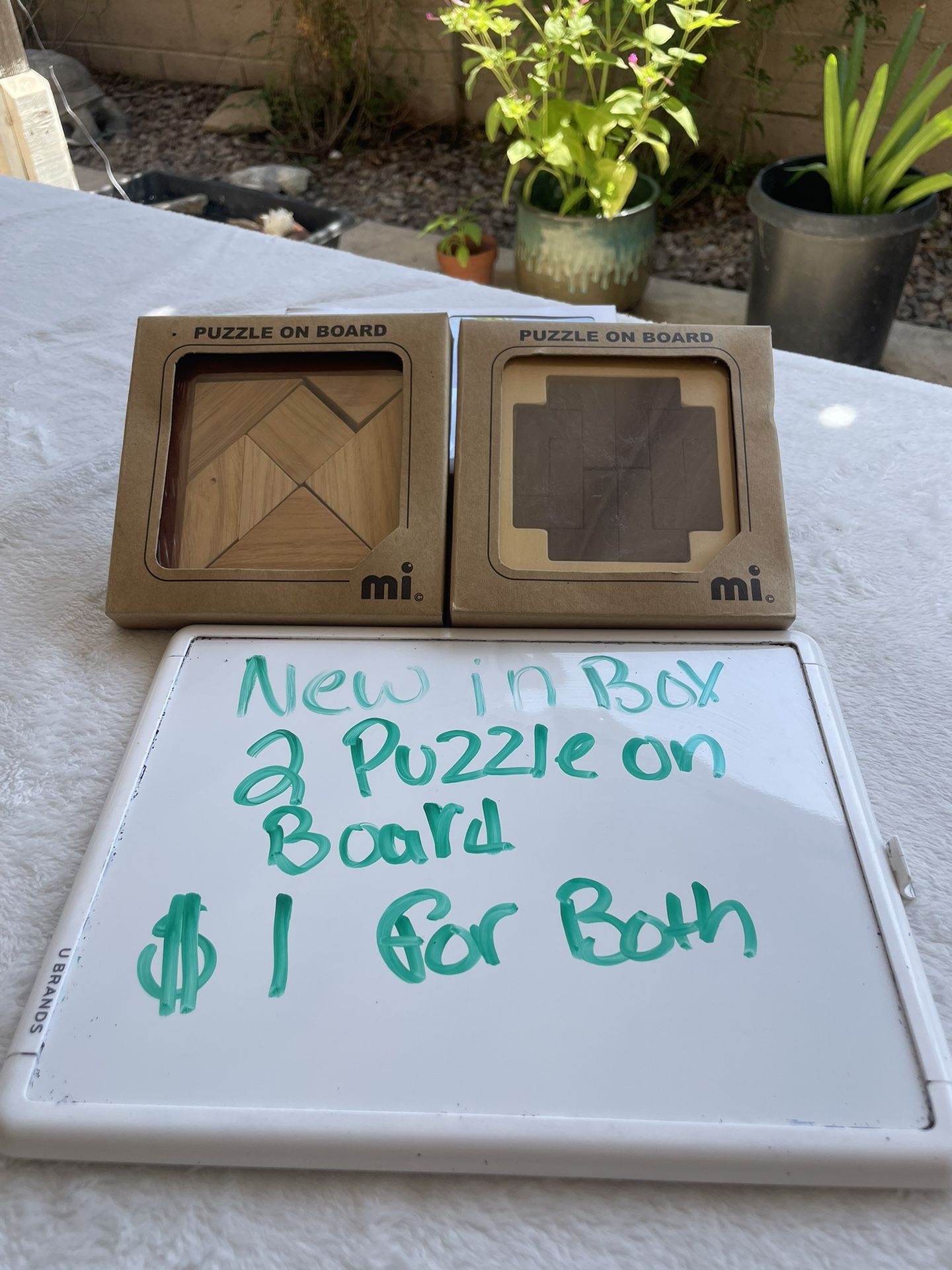 New Wood Puzzle 2 For $1