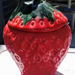 Adorable Strawberry Jar 