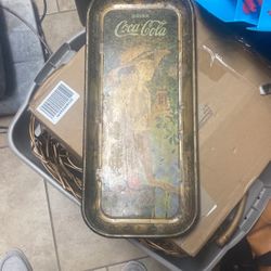 Vintage Coca Cola Tray
