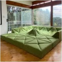 BRAND NEW  DUNE SOFA SET, SIZE 12x12x12x12FT Velvet FABRIC, CUSTOM 