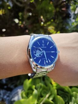 Fashion Luminous Mechanical Watch Waterproof Stainless Steel For Men Reloj