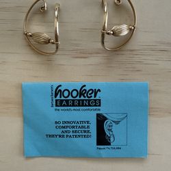 Earrings Hooker Brand Vintage