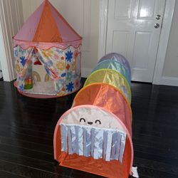 Kids Tent Play Tunnel - Gigglescape