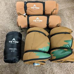 Teton Sports Sleeping Bags And Sleeping Pads