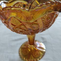 Vintage Imperial Carnival Glass Marigold Marked IG