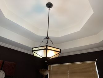 Beatiful Hampton Bay Maya Bronze Finish Lynden Pendant Fixture