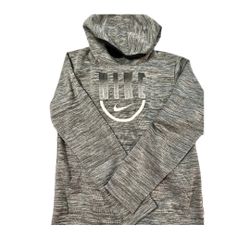Boys gray Nike Hooded Sweatshirt; Sz Large 