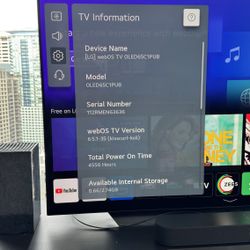 LG C1 65” OLED