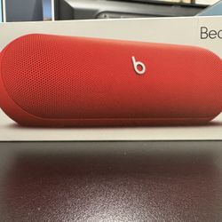 Beats pill Bluetooth speaker red