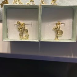 Dijes De Letra Tengo Todas Las Letras Regalo De Navidad Oro Laminado 