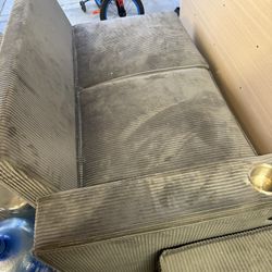 gray mini Couch 