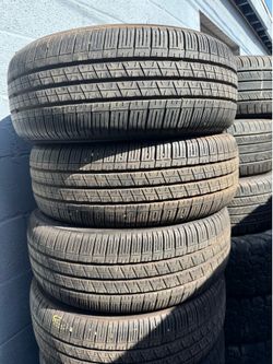 205/55r16 Cooper tires en excelentes condiciones de vida las 4