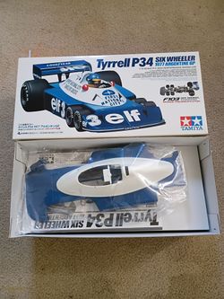 Tamiya Tyrell P34 1/10 Scale Six Wheeler 1977 Monaco GP Special Edition (Painted Body)