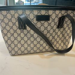 Gucci Canvas Bag - Authentic 