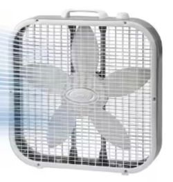 Lasko 20” 3 Speed Air Circulating Box Fan White