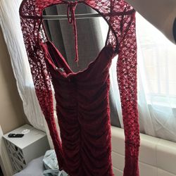 Red Fashion Nova Dress